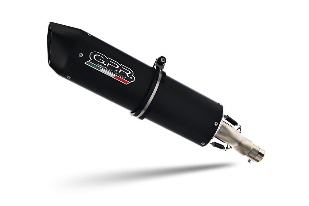 Escape compatible con Ktm EXC-F 250 2003-2006, Furore Nero, Escape legal, homologado, silenciador con db killer desmontable y tubo de conexión específico 