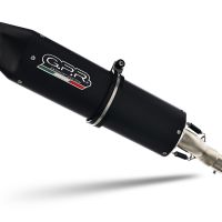 Escape compatible con Aprilia Rx 125 2021-2024, Furore Evo4 Nero, Escape homologaedo, legal para mercados fuera de la UE, incluido tubo de enlace y db killer extraíble 