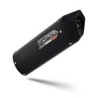 Escape compatible con Aprilia Mana 850 Gt 2007-2016, Furore Nero, Escape semi-completo homologado con db killer extraible 
