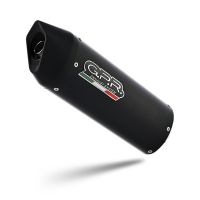 Escape compatible con Barossa Magna 250 2004-2021, Furore Nero, Silenciador de escape, homologado, montaje con brida específica (bolt-on), con db killer extraíble 
