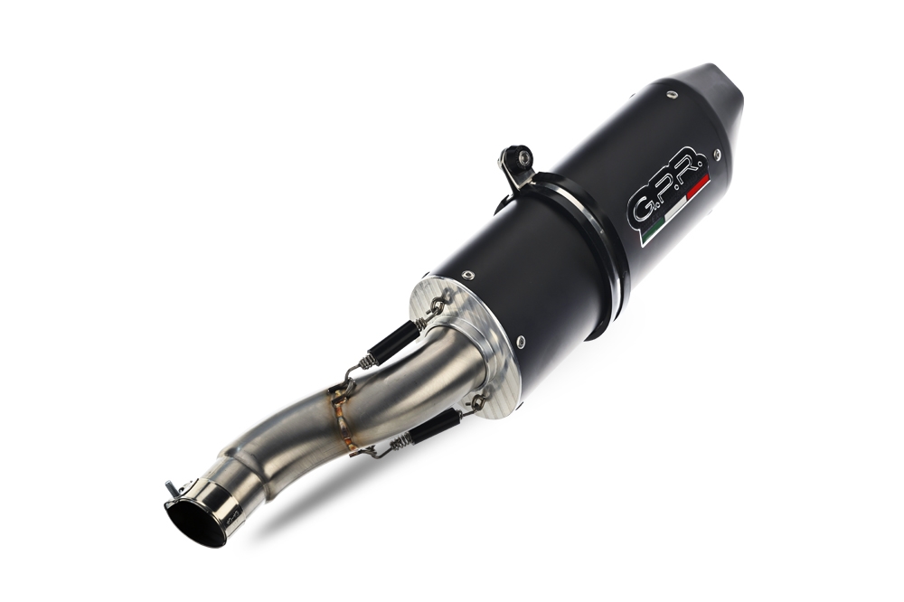 Escape compatible con Aprilia Pegaso 3 650 -Pegaso i.e. 1997-2000, Furore Nero, Par de terminales de escape homologados, con db killer extraíbles y tubos de conexión específicos 
