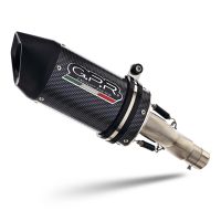 Escape compatible con Suzuki Gsx-S 1000 GT 2015-2016, Furore Poppy, Escape legal, homologado, silenciador con db killer desmontable y tubo de conexión específico 