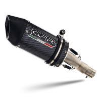 Escape compatible con Suzuki Gsx-S 1000 GT 2015-2016, Furore Poppy, Escape legal, homologado, silenciador con db killer desmontable y tubo de conexión específico 