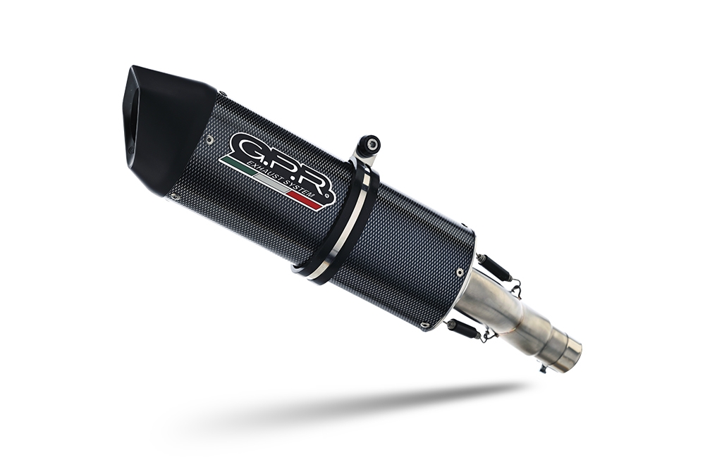Escape compatible con Fantic Motor 125 M Performance 2019-2020, Furore Poppy, Escape legal, homologado, silenciador con db killer desmontable y tubo de conexión específico 