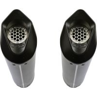 Escape compatible con Bmw K 1600 Gt 2022-2025, Furore Evo4 Poppy, Par de terminales de escape homologados, con db killer extraíbles y tubos de conexión específicos 