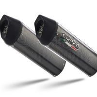 Escape compatible con Bmw K 1600 Gt 2017-2021, Furore Evo4 Poppy, Par de terminales de escape homologados, con db killer extraíbles y tubos de conexión específicos 