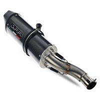 Escape compatible con Fantic Motor 125 M Performance 2019-2020, Furore Poppy, Escape legal, homologado, silenciador con db killer desmontable y tubo de conexión específico 