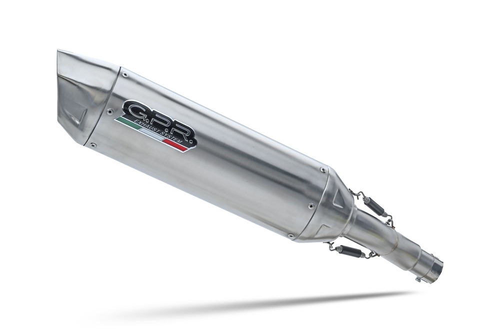 GPR escape compatible con  Suzuki Gsx-8S 2022-2024, Furore-X Inox, Escape completo, no legal para países de la UE, con db killer extraíble 