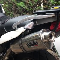 GPR escape compatible con  Bmw G 650 Gs -Sertao 2010-2016, Trioval, Escape legal, homologado, silenciador con db killer desmontable y tubo de conexión específico 