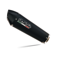 Escape compatible con Ktm Adventure 890 2020-2024, GP Evo4 Black Titanium, Escape legal, homologado, silenciador con db killer desmontable y tubo de conexión específico 