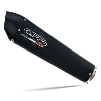 Escape compatible con Bmw F 800 Gs 2024-2025, GP Evo4 Black Titanium, Escape legal, homologado, silenciador con db killer desmontable y tubo de conexión específico 