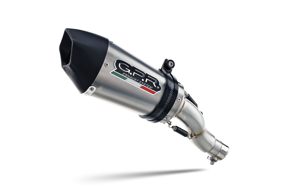 Escape compatible con Bmw C 650 Gt 2012-2015, Gpe Ann. titanium, Escape legal, homologado, silenciador con db killer desmontable y tubo de conexión específico 