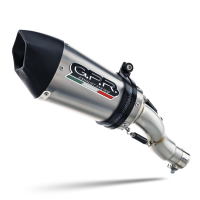 Escape compatible con Ducati Multistrada 1260 2018-2020, GP Evo4 Titanium, Escape legal, homologado, silenciador con db killer desmontable y tubo de conexión específico 