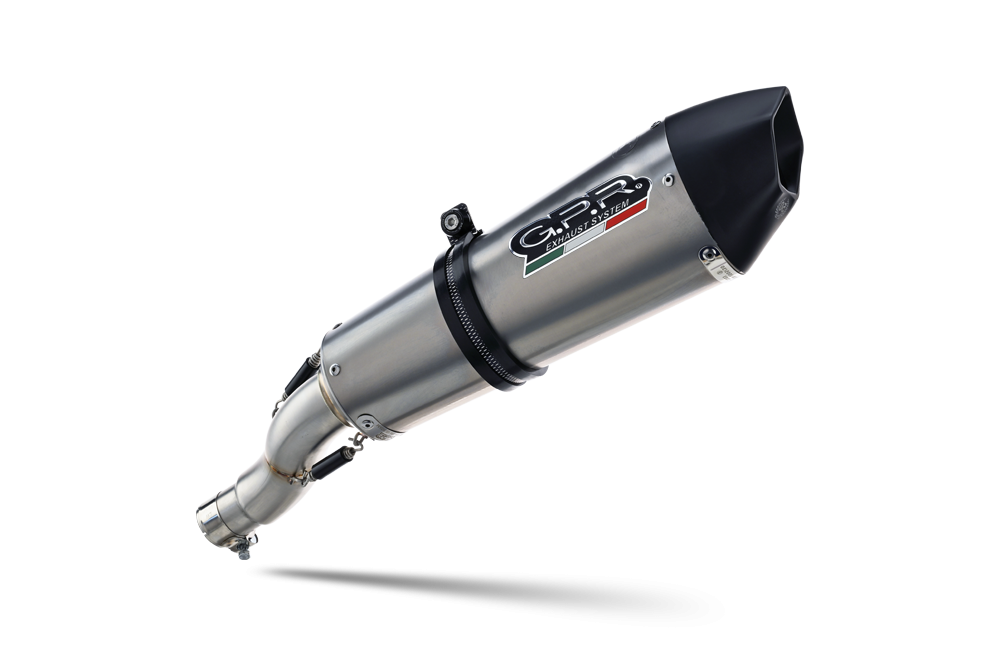 Escape compatible con Ktm Enduro 690 R 2007-2016, Gpe Ann. titanium, Escape legal, homologado, silenciador con db killer desmontable y tubo de conexión específico 
