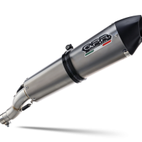 Escape compatible con Swm Motorcycles RS 650 R 2017-2018, Gpe Ann. titanium, Escape semi-completo homologado con db killer extraible 