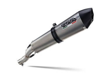 Escape compatible con Swm Motorcycles RS 650 R 2017-2018, Gpe Ann. titanium, Escape semi-completo homologado con db killer extraible 