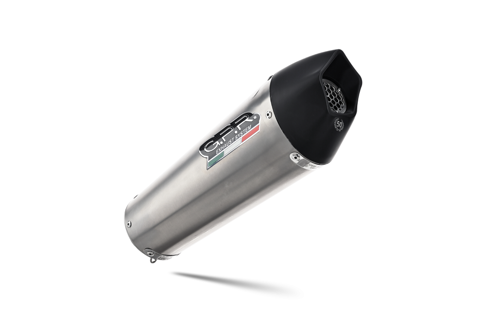 Escape compatible con Yamaha Xt 1200 Z Supertenere 2017-2020, GP Evo4 Titanium, Escape legal, homologado, silenciador con db killer desmontable y tubo de conexión específico 