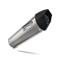 Escape compatible con Yamaha Xt 1200 Z Supertenere 2017-2020, GP Evo4 Titanium, Escape legal, homologado, silenciador con db killer desmontable y tubo de conexión específico 