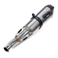 Escape compatible con Ktm Enduro 690 R 2007-2016, Gpe Ann. titanium, Escape legal, homologado, silenciador con db killer desmontable y tubo de conexión específico 