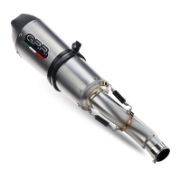 Escape compatible con Bmw C 650 Gt 2012-2015, Gpe Ann. titanium, Escape legal, homologado, silenciador con db killer desmontable y tubo de conexión específico 
