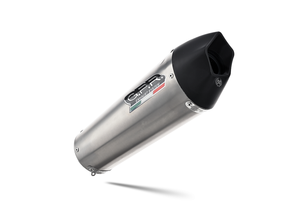 Escape compatible con Moto Guzzi V85 TT 2019-2020, Gpe Ann. titanium, Escape racing, silenciador con tubo de conexion, articulo sin homologacion 