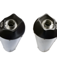 Escape compatible con Yamaha Fz6 600-Fazer S1-S2 2004-2013, Gpe Ann. titanium, Par de terminales de escape homologados, con db killer extraíbles y tubos de conexión específicos 