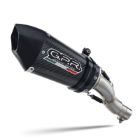 Escape compatible con Suzuki Gsx-R 750 L1 L7 2011-2017, Gpe Ann. Poppy, Escape legal, homologado, silenciador con db killer desmontable y tubo de conexión específico 