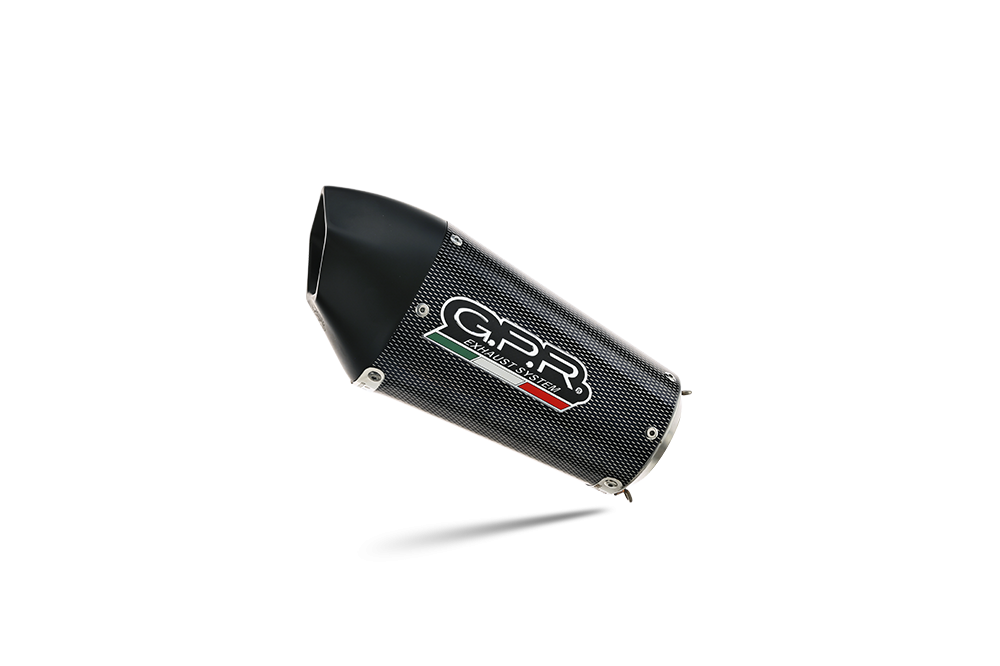 Escape compatible con Yamaha Mt-03 2021-2025, GP Evo4 Poppy, Escape legal, homologado, silenciador con db killer desmontable y tubo de conexión específico 