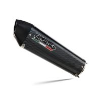 Escape compatible con Honda Cbr 125 R 2004-2010, Gpe Ann. Poppy, Silenciador de escape, homologado, montaje con brida específica (bolt-on), con db killer extraíble 