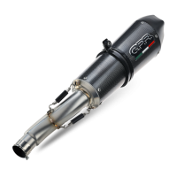 Escape compatible con Yamaha Bt Bulldog 1100 2002-2007, Gpe Ann. Poppy, Par de terminales de escape homologados, con db killer extraíbles y tubos de conexión específicos 