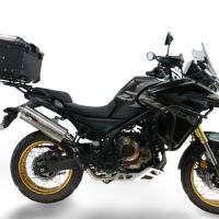 Baúl GPR TECH compatible con  Voge 625DSX 2024/2026 e5 Baúl Alpi-Tech en aluminio, color negro con placa específica incluida Capacidad Litros 55