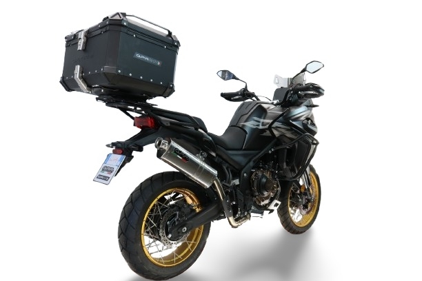 Baúl GPR TECH compatible con  Voge 625DSX 2024/2026 e5 Baúl Alpi-Tech en aluminio, color negro con placa específica incluida Capacidad Litros 45