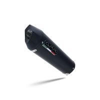 GPR escape compatible con  Triumph Daytona 660 2023-2025, New Grand Prix Evo Black Titanium, Escape completo homologado y legal, incluido db killer extraíble 