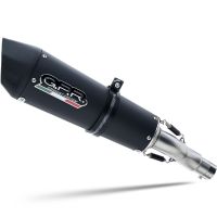 GPR escape compatible con  Triumph Daytona 660 2023-2025, New Grand Prix Evo Black Titanium, Escape completo homologado y legal, incluido db killer extraíble 