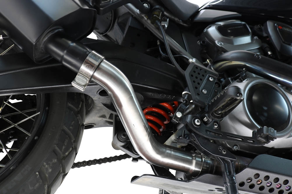 GPR escape compatible con Harley Davidson Pan America 1250 2020-2024, Cut-Box Racing, Eliminador ORIGINAL-BOX 