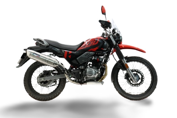 GPR escape compatible con Hero Xpulse 200 4V 2025-2026, Furore-X Inox, Escape completo racing, incluyendo colector y db killer desmontable, sin homologación 