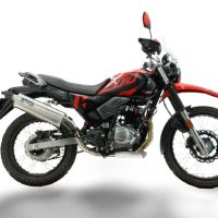 GPR escape compatible con Hero Xpulse 200 4V 2021-2024, Trioval, Escape completo homologado y legal, incluido db killer extraíble 