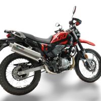 GPR escape compatible con Hero Xpulse 200 4V 2021-2024, Trioval, Escape completo homologado y legal, incluido db killer extraíble 