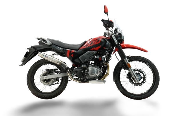 GPR escape compatible con Hero Xpulse 200 4V 2021-2024, Deeptone Inox, Escape completo racing, incluyendo colector y db killer desmontable, sin homologación 
