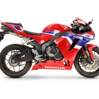 GPR escape compatible con Honda Cbr 600 Rr  2007-2023, Deeptone Inox, Escape racing, silenciador con tubo de conexion, articulo sin homologacion 