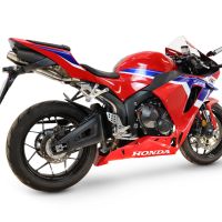 GPR escape compatible con Honda Cbr 600 Rr  2007-2023, Deeptone Inox, Escape racing, silenciador con tubo de conexion, articulo sin homologacion 
