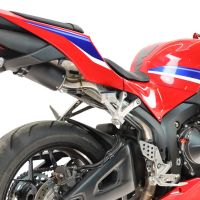 GPR escape compatible con Honda Cbr 600 Rr  2024-2026, M3 Black Titanium, Escape homologado, legal, con db killer extraíble, tubo de conexión y catalizador 