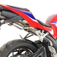GPR escape compatible con Honda Cbr 600 Rr  2007-2023, Tiburon Titanium, Escape racing, silenciador con tubo de conexion, articulo sin homologacion 