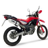 GPR escape compatible con Honda Crf 300 L - Rally 2025-2026, Albus Ceramic, Escape homologaedo, legal para mercados fuera de la UE, incluido tubo de enlace y db killer extraíble 