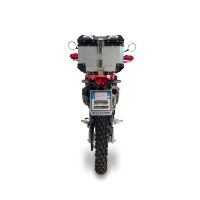 GPR escape compatible con Honda Crf 300 L - Rally 2025-2026, Furore-X Inox, Escape homologaedo, legal para mercados fuera de la UE, incluido tubo de enlace y db killer extraíble 