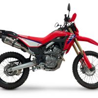 GPR escape compatible con Honda Crf 300 L - Rally 2021-2024, New Grand Prix Evo Titanium, Escape racing, silenciador con db killer y tubos de conexión 