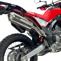 GPR escape compatible con Honda Crf 300 L - Rally 2021-2024, Satinox , Escape homologado para mercados fuera de la UE 