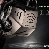 GPR TECH compatible con  Honda Crf 300 L / Rally 2025/2026 e5 plus Protección del motor en titanio 