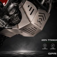 GPR TECH compatible con  Honda Crf 300 L / Rally 2025/2026 e5 plus Protección del motor en titanio 