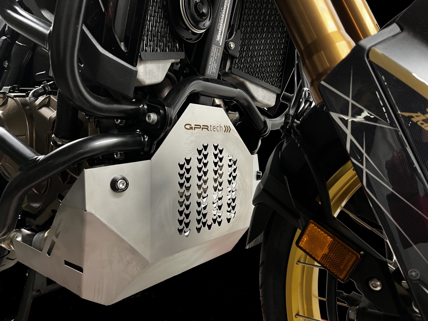 GPR TECH compatible con  Honda Crf 1100 L Africa Twin 2024/2026 e5 plus Protección del motor en titanio 